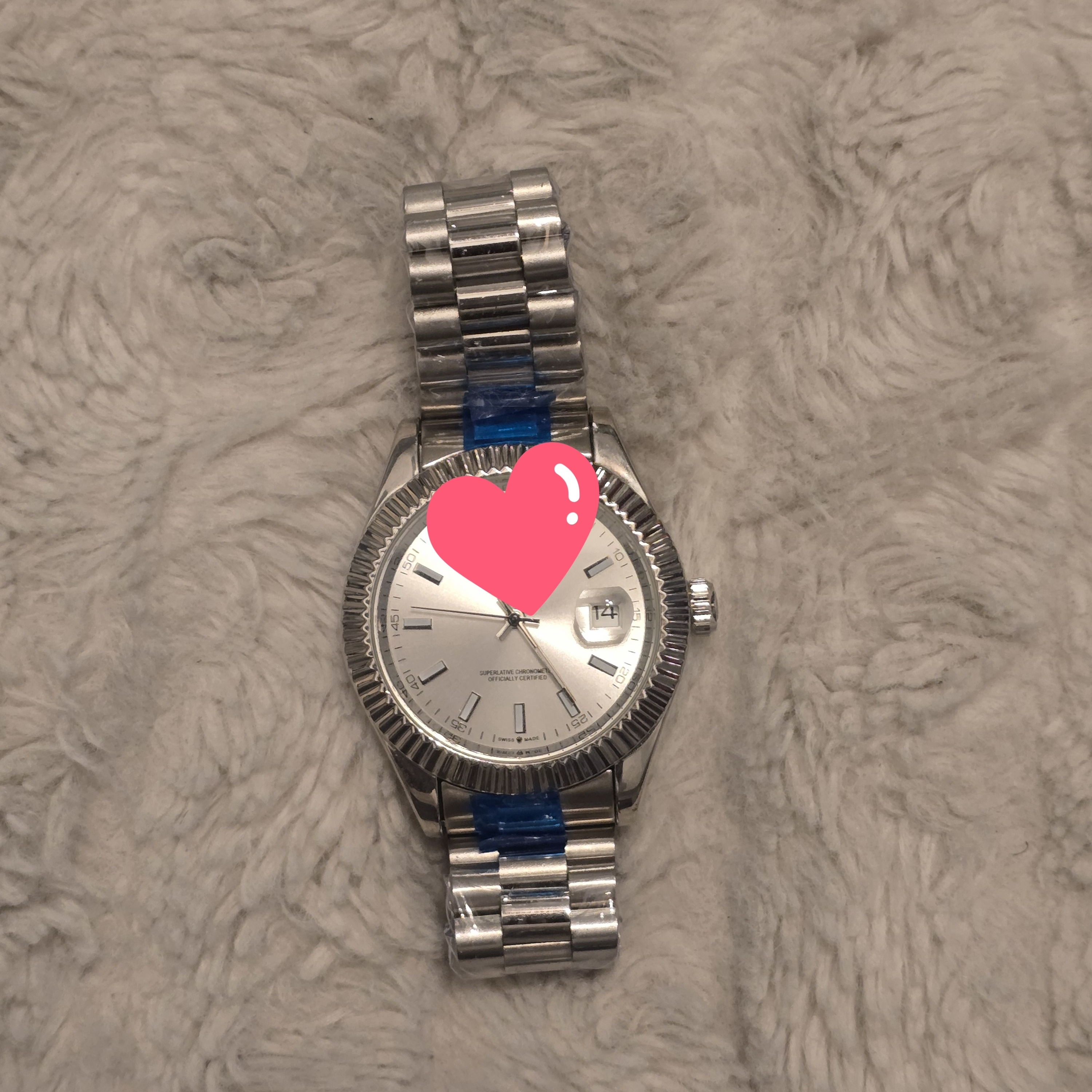 Luxury Silver Watch